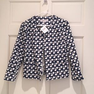Serena & Lily Indigo Posy Delphine Jacket